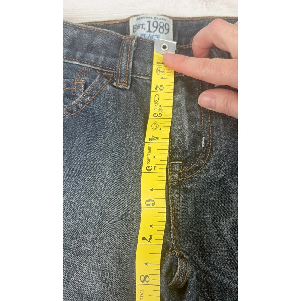New Lot of 2 The Children's Place Boy's 4 Boot Cut Jeans Adjustable Waist Pants